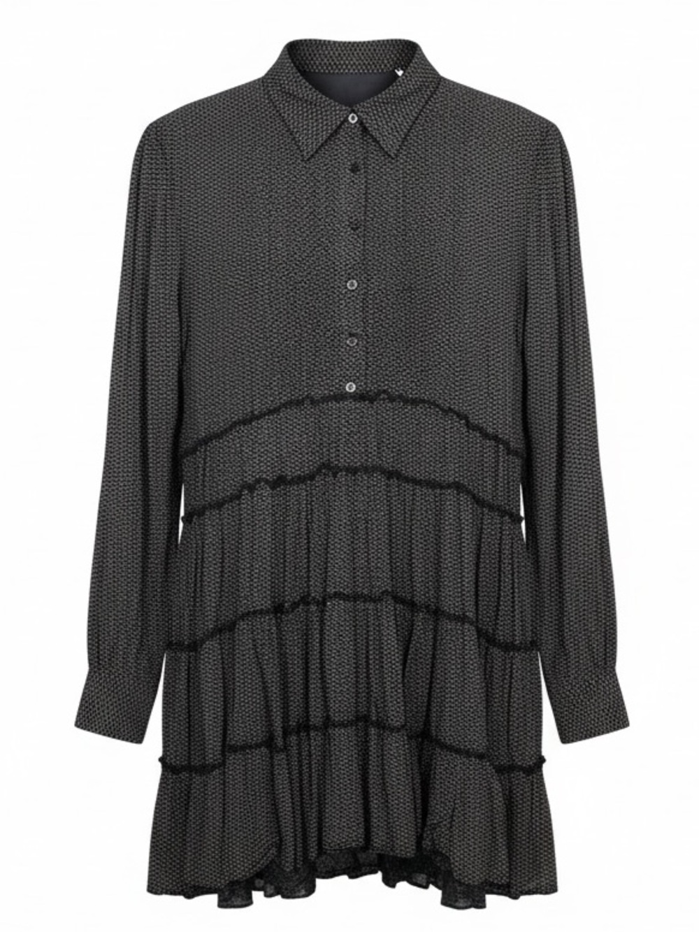 Denim & Supply Ralph Lauren Navy Mini Tiered Dress - M